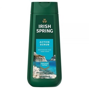 Iish Sping 액티브 스크럽 바디 워시 남성용 591.5ml 20온스, 1개, 591ml