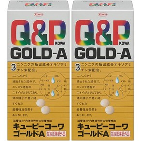 일본 Q&P 큐앤피 코와 골드 A 180정 피로회복 체력개선 자양강장 영양제, 2개
