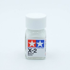 타미야 X2 화이트 유광 10ml 에나멜도료 TAMIYA