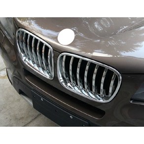 핫딜 2011-2017 BMW X3 F25모델 키드니 그릴 크롬커버, 1개