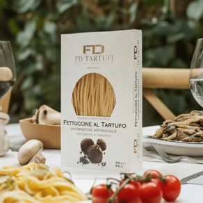 FD TARTUFI Fettuccine 파스타 with Truffle 250g 8.8oz | Made in Italy 전해지는 14세기 레시피 미식 요리