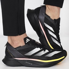 아디다스 런닝화 AdiZero 아디오스 프로 3 M 블랙-옐로우-화이트 3S 로고