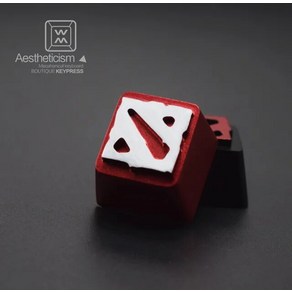 1pc 기계식 키보드 알루미늄 금속 키 캡 성격 R4 높이 aeometal keycap fo DOTA2, 한개옵션2, [01] model 1, 한개옵션1