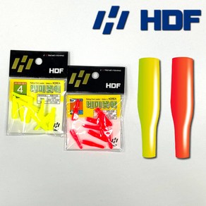 해동조구사 HDF 케미꽂이 4mm HA-695 형광 주황, 1개