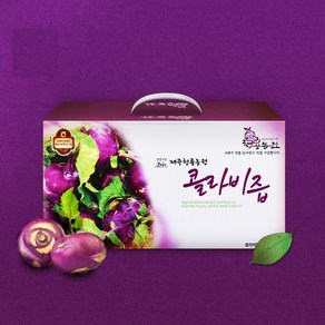 청룡농원 제주 콜라비즙 110ml, 75포, 1개, 8.25L