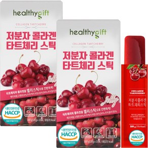 타트 체리 석류 콜라겐 식약처 HACCP 인증 젤리 스틱 15포, 2개