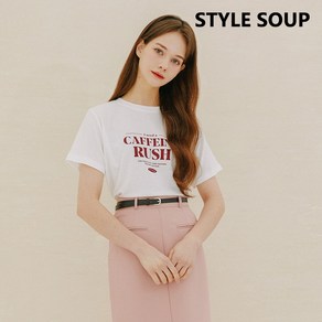 SOUP 크루넥 프린팅 티셔츠 (SARSTE3)