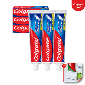 콜게이트 colgate 1450ppm 잇몸 충치 예방 불소 레귤러 치약 100gx3개+치약짜개, 레귤러100g 3개+치약짜개, 3개, 100g