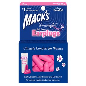 Macks 수면귀마개 드림걸, 1개, 10쌍