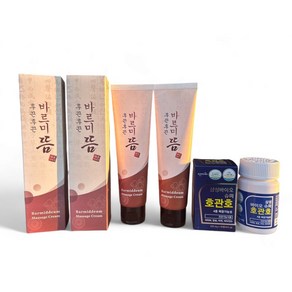 바르미뜸 온열마사지 크림100ml x 4개 + 슈퍼호관호 2통(30+30정) 삼성바이오헬스, 1개