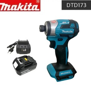 임펙드릴 임팩드라이버 충전드릴 전동 Makita 무선 스크루 DTD173 전기 도구 Ce, 8.No battey - AU, 1개