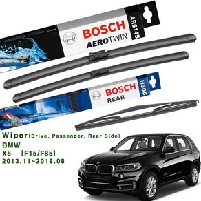 BMW X5 [F15/F85] (2013.11~2018.08) 보쉬 전/후방와이퍼 3pcs세트 AR614S+H306 600/500/300mm