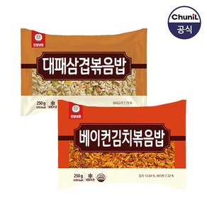 대패삼겹볶음밥250g x 5봉 + 베이컨김치볶음밥250g x 5봉 세트, 1세트, 1개