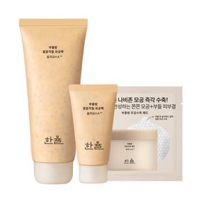 한율 부들밤 깔끔각질 모공팩 100ml (15ml+모공패드 4매), 1세트