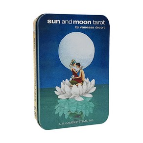 [인터타로] 틴케이스 썬앤문 타로카드 Sun and Moon Tarot Tin [한글해설서+주머니증정] 직수입정품