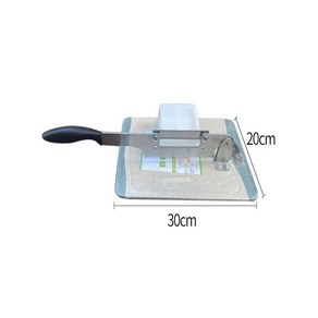 가래떡 써는기계 업소용 떡국 컷팅기 슬라이서 가정용 작두, 60도 이상, 8cm, 화이트, 1개