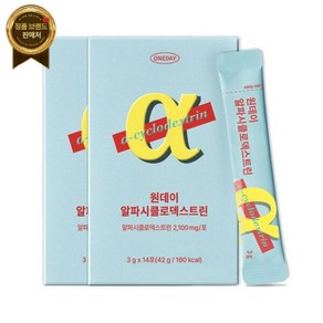 데이즈온원데이 알파시클로덱스트린 알파CD 2박스 (4주분), 225g, 2개