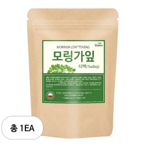 보탬 모링가잎 삼각 티백차, 1g, 100개입, 1개