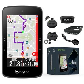 브라이튼 라이더 S800 GPS ANT + 브라이튼 (레이트 케이던스 레이트 센서 포함) 사이클, 1개