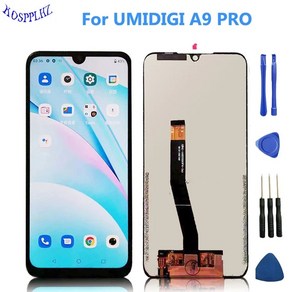 휴대폰 핸드폰 스마트폰 수리 부품 UMIDIGI A9 프로용 LCD 디스플레이 터치 스크린 디지타이저 어셈블리 도구 100%, [02] A9 PRO, 1개