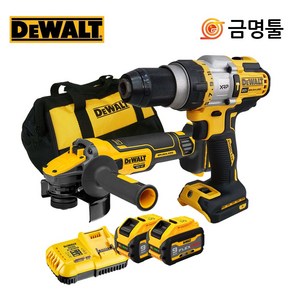 디월트 DCK2212X2 충전콤보세트 20V 9.0AH 2팩 DCD999 DCG409 햄머 그라인더셋트, 1개