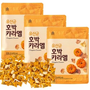 K-건강간식 맛있는 자연의맛 안신 유산균 호박 캬라멜, 360g, 1세트