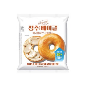 성수베이글 메이플피칸 크림치즈 베이커리빵 160g x 3개