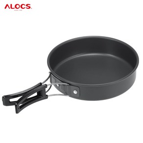 ALOCS 캠핑후라이팬 캠핑코펠 알루미늄 접이식 팬, 1개, 7인치