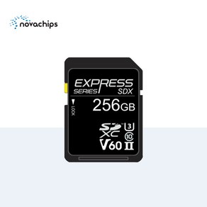 노바칩스 V60 SDX 256GB Express 메모리카드 SDXC UHS II SD Card