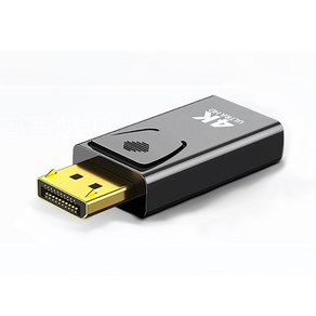 DP to HDMI 젠더 4K 디피 변환 DP1.2 컨버터 듀얼, 1개