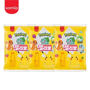 [보아스몰] 삼립 포켓몬 젤리뽀 10p, 3개, 600g