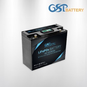 지에스피 GSP 리튬인산철 배터리12V 20A, 12V20A배터리＋ 2A충전기