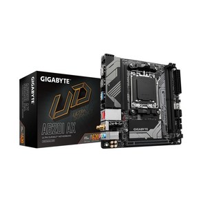 GIGABYTE A620I AX 마더보드 Mini-ITX [AMD A620 칩셋 탑재] MB6196