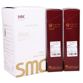 국산한방침 SMC장침 1Box(1000pcs) 사이즈선택 FDA CE ISO인증, {