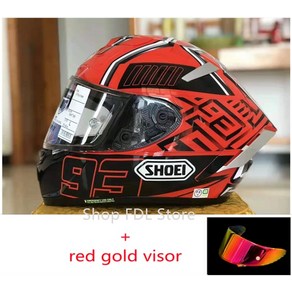 시스템헬멧 카본 MT 풀페이스 반모 헬맷 SHOEI X 14 풀 페이스 R1 60 주년 기념 쇼에이, 18.edgold viso+L