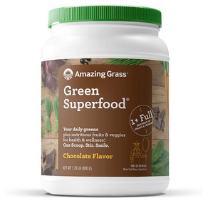 어메이징 그래스 그린 슈퍼푸드 800g 초콜릿 Amazing Gass Geen Supefood: Supe Geens Powde, 1개