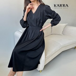 카라 KARRA 셔링스트링브이넥원피스 KB3SOP054Q