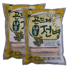 아하식품 아하곤드레나물전병 1.2Kg*2봉 총2.4Kg