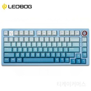 81 Keydous LEOBOG Hi75 알루미늄 유선 게이밍 핫 스왑 키보드 세트 베어본 개스킷 RGB 백라이트 USB 게이머 사무실 데스크탑용