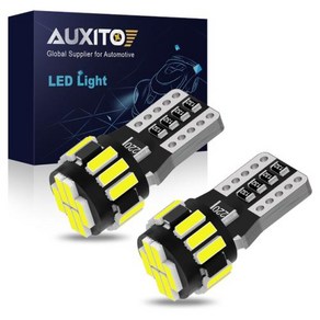 AUXITO LED 전구 오류 없음 194 168 LED 조명 4014 SMD 자동차 신호 램프 내부 주차 위치 조명 흰색 T10 W5W 2 개, 2개