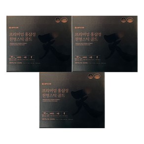 [진세노사이드50mg] 프리미엄 홍삼정 천명 스틱 골드 30포 3세트