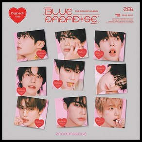 [멤버 가능] 제로베이스원 미니 5집 BLUE PARADISE / Digipack Ve. / 디지팩 / 접지포스터+CD+포토카드2종+밴드스티커+러브싴카드+프레스크립션카드, 김태래