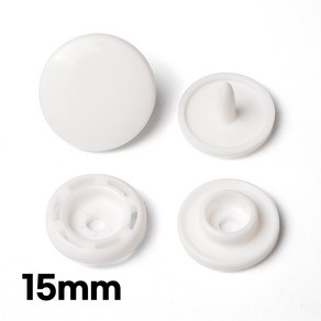 코지파파 티단추 12mm 15mm 50쌍 스냅단추 똑딱단추