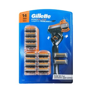 [코스트코무료배송] 신형 Gillette PROGLIDE PROBLADES 질레트 프로글라이드 프로블레이드 면도날 대용량, 14개입, 1세트