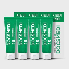 닥스메디 닥트러스트 1S 시린이치약 천연 고불소 시린이 3중 케어 치약, 100g, 4개