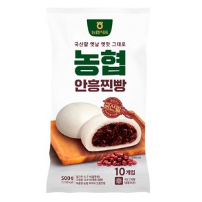 농협 국산팥 그대로 안흥찐빵, 1개, 500g