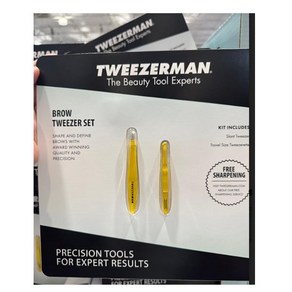 Tweezeman Slant Tweeze and Mini Tweeze Set 트위저맨 슬랜트 트위저 미니 족집게 세트, 1세트