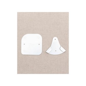퀼트스타 [크로바] 코너모양판(포켓메이커), 1세트, 화이트
