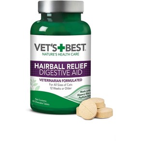 Vets Best Hairball Relief 캣 헤어볼릴리프 60츄어블