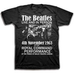 ROCKPANDA Beatles Live & in Person 반팔티